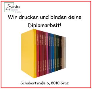 Wir drucken und binden deine Diplomarbeit!